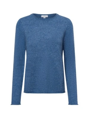 brookshire Sweter damski z dzianiny Kobiety Wełna niebieski jednolity,