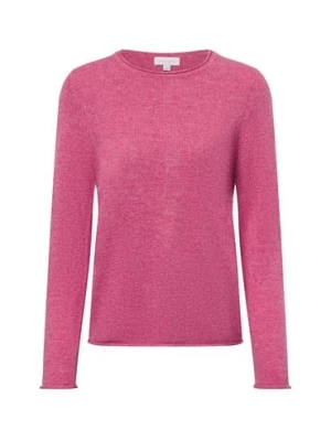 brookshire Sweter damski z dzianiny Kobiety Wełna różowy jednolity,