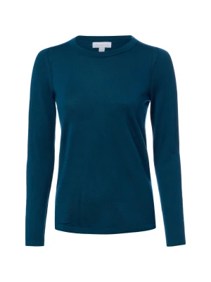 brookshire Sweter z dzianiny merino Kobiety Wełna niebieski