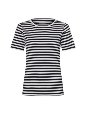 brookshire T-shirt damski Kobiety Bawełna niebieski|biały w paski,