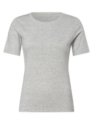brookshire T-shirt damski Kobiety Bawełna szary jednolity,