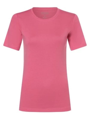 brookshire T-shirt damski Kobiety Bawełna wyrazisty róż jednolity,