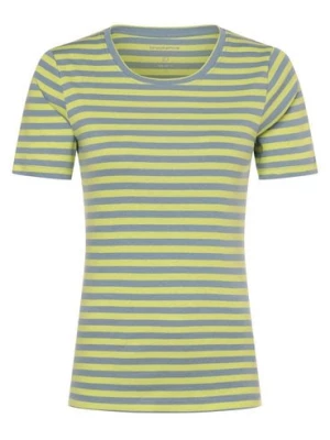 brookshire T-shirt damski Kobiety Bawełna żółty|niebieski w paski,