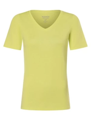 brookshire T-shirt damski Kobiety Bawełna żółty|zielony jednolity,