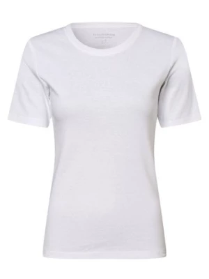 brookshire T-shirt damski Kobiety Dżersej biały jednolity,