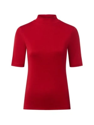 brookshire T-shirt damski Kobiety Dżersej czerwony jednolity,