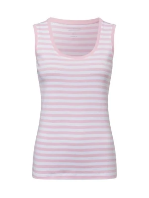 brookshire Top damski Kobiety Bawełna różowy|biały w paski,