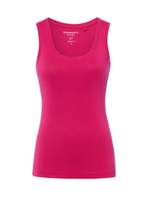 brookshire Top damski Kobiety Bawełna wyrazisty róż jednolity,