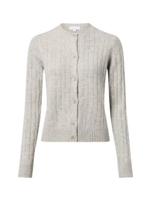 brookshire Wełniany kardigan damski Kobiety Wełna szary marmurkowy,