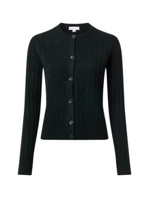 brookshire Wełniany kardigan damski Kobiety Wełna zielony jednolity,