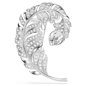 Broszka Idyllia, Szlify różnorodne, Pióro, Powłoka z rodu Swarovski