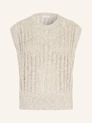 Brunello Cucinelli Bezrękawnik Z Cekinami grau