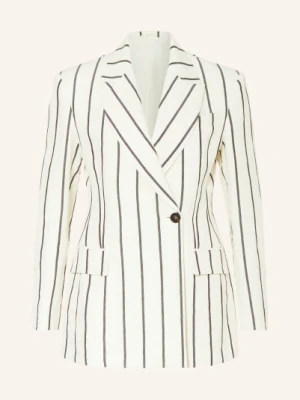 Brunello Cucinelli Blezer Z Dodatkiem Lnu schwarz