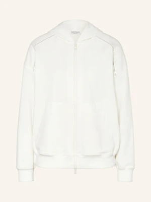 Brunello Cucinelli Bluza Rozpinana Z Ozdobnymi Kamykami beige