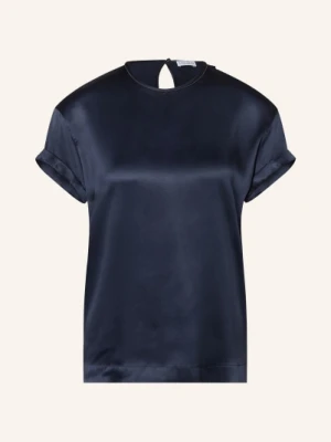 Brunello Cucinelli Bluzka Z Jedwabiu blau