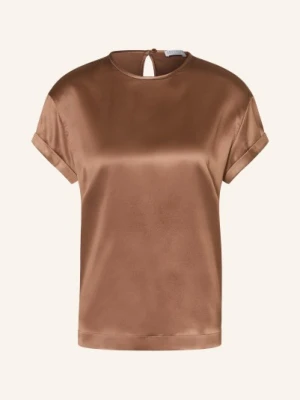 Brunello Cucinelli Bluzka Z Jedwabiu braun