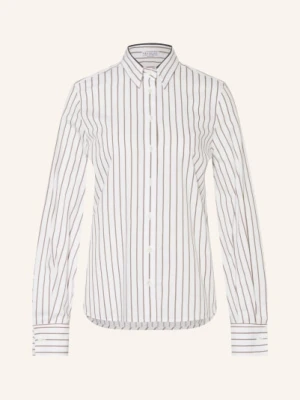 Brunello Cucinelli Bluzka Z Ozdobnymi Kamykami weiss