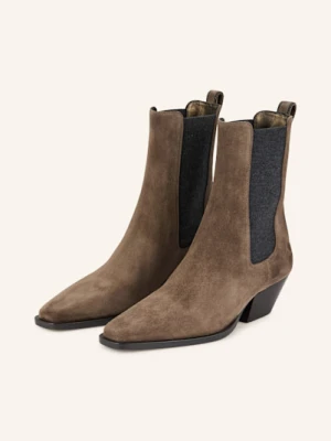 Brunello Cucinelli Botki Chelsea braun