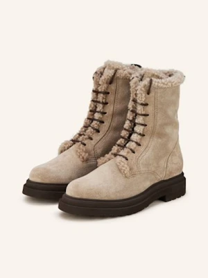 Brunello Cucinelli Botki Sznurowane grau