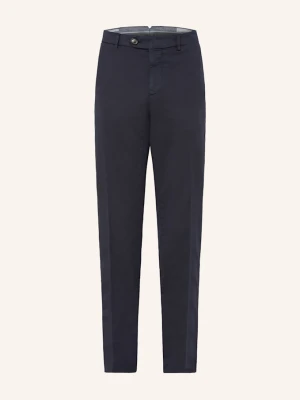 Brunello Cucinelli Chinosy Italian Fit blau GRANATOWY