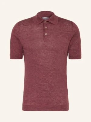 Brunello Cucinelli Dzianinowa Koszulka Polo Regular Fit rot