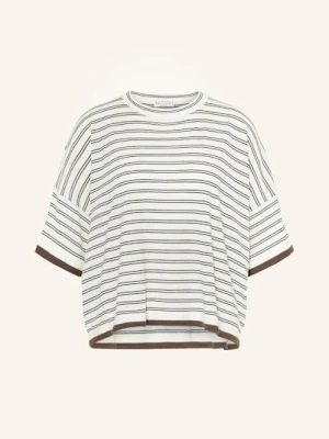 Brunello Cucinelli Dzianinowa Koszulka weiss