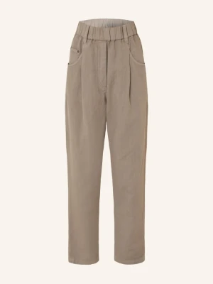 Brunello Cucinelli Dżinsy Typu Mom Jeans braun C9325 EARTH BROWN