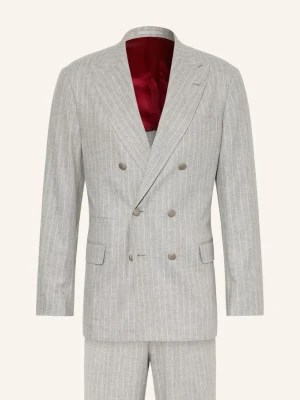 Brunello Cucinelli Garnitur O Kroju Slim Fit grau