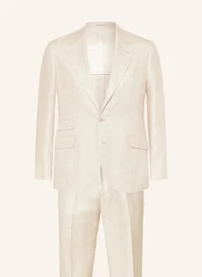 Brunello Cucinelli Garnitur Slim Fit Z Dodatkiem Lnu beige