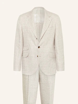 Brunello Cucinelli Garnitur Slim Fit Z Dodatkiem Lnu weiss
