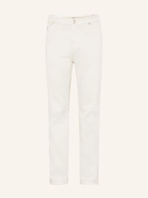Brunello Cucinelli Jeansy Leisure Fit weiss C7506 GHIACCIO