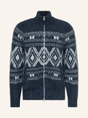Brunello Cucinelli Kardigan Z Alpaki blau