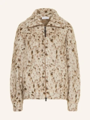Brunello Cucinelli Kardigan Z Moheru beige