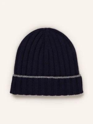 Brunello Cucinelli Kaszmirowa Czapka blau