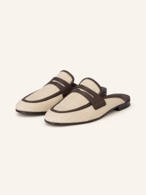 Brunello Cucinelli Klapki beige