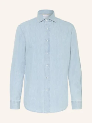 Brunello Cucinelli Koszula Jeansowa Comfort Fit blau