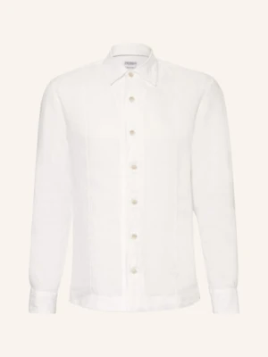 Brunello Cucinelli Koszulka Lniana Comfort Fit weiss