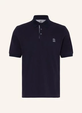 Brunello Cucinelli Koszulka Polo Z Piki blau