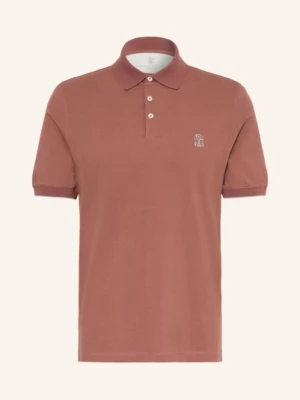 Brunello Cucinelli Koszulka Polo Z Piki rot
