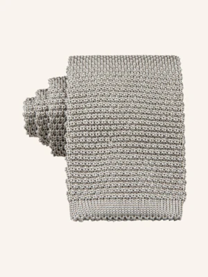 Brunello Cucinelli Krawat Z Dzianiny grau