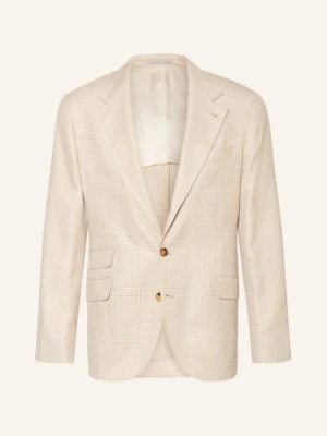 Brunello Cucinelli Marynarka Slim Fit weiss