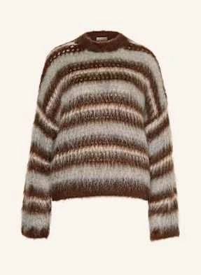 Brunello Cucinelli Moherowy Sweter braun