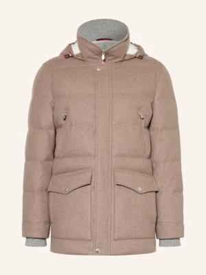 Brunello Cucinelli Parka Puchowa braun