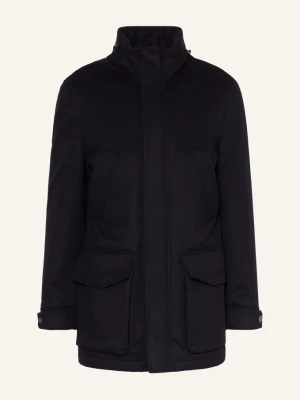 Brunello Cucinelli Parka Z Kaszmiru blau GRANATOWY