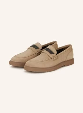 Brunello Cucinelli Penny Loafers beige