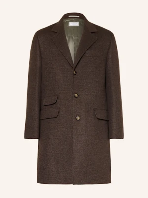 Brunello Cucinelli Płaszcz Wełniany braun
