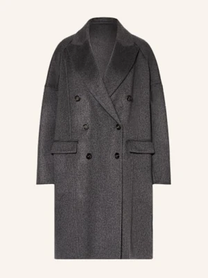 Brunello Cucinelli Płaszcz Z Kaszmiru grau