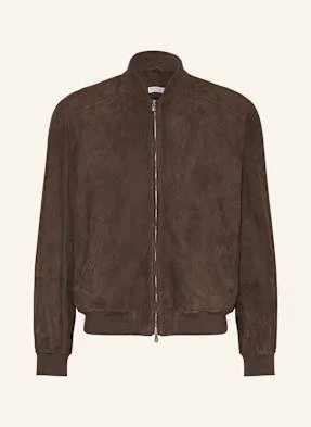 Brunello Cucinelli Skórzany Bluzon braun
