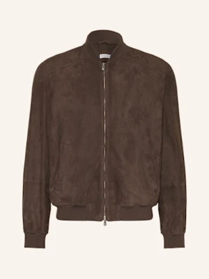 Brunello Cucinelli Skórzany Bluzon braun