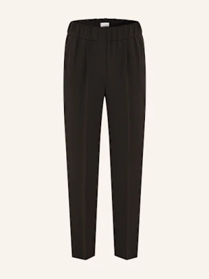 Brunello Cucinelli Spodnie 7/8 Z Dodatkiem Jedwabiu schwarz